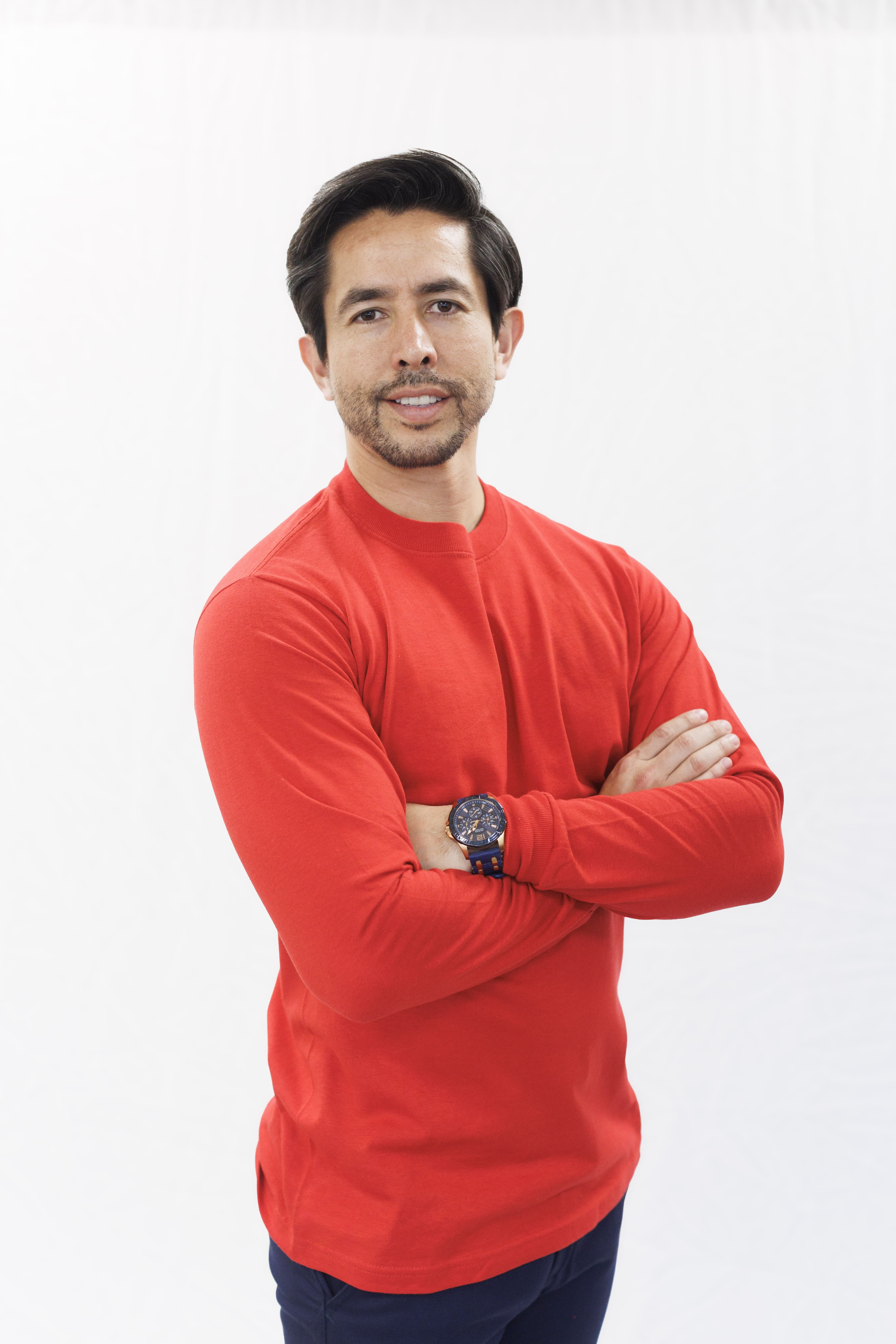 PLAYERA ML C/RED hover