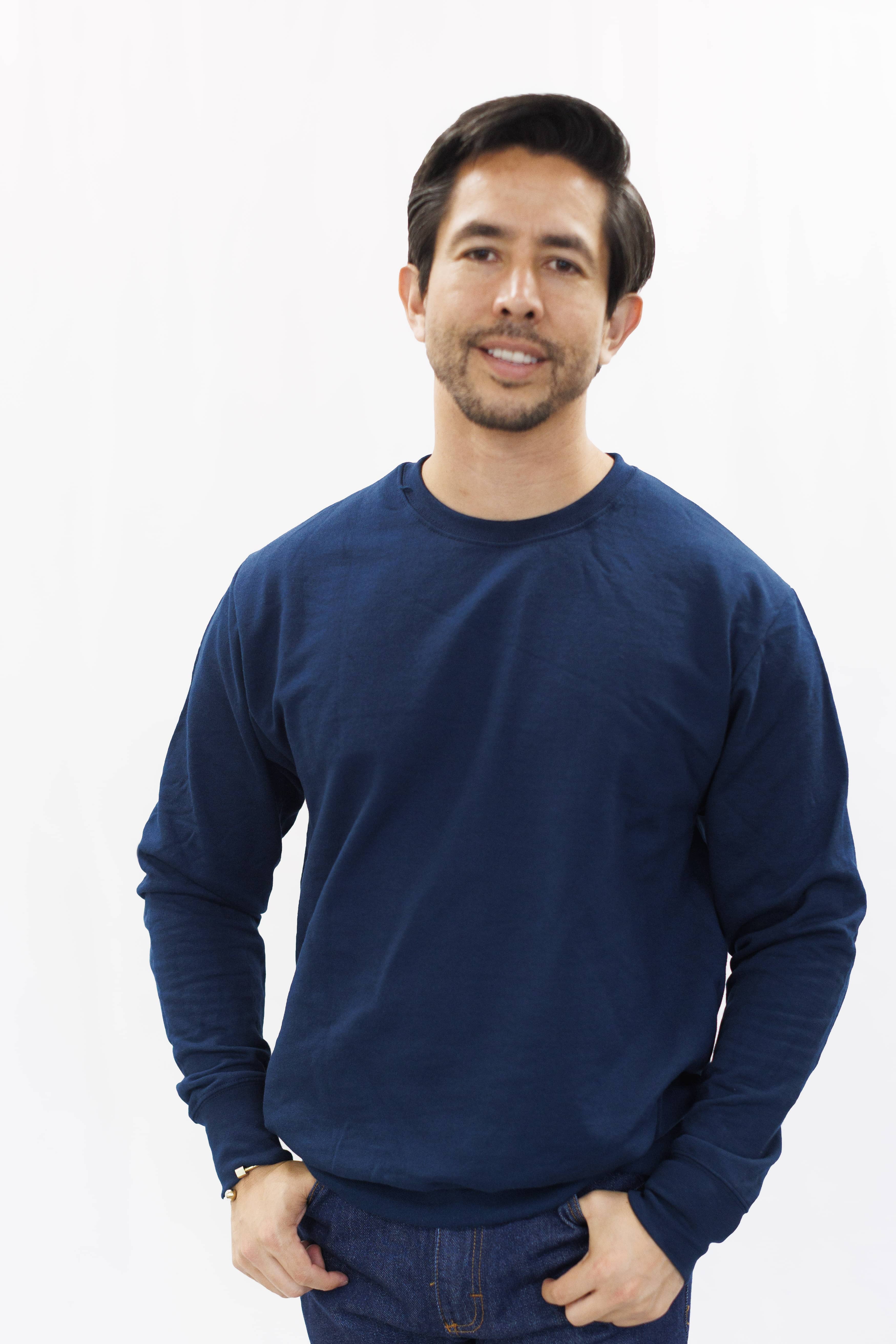 SUDADERA CUELLO REDONDO UNISEX front